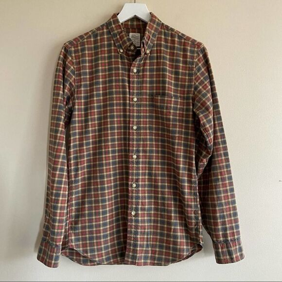 J. Crew Men’s Plaid Slim Fit Shirt Size Small - Picture 1 of 5
